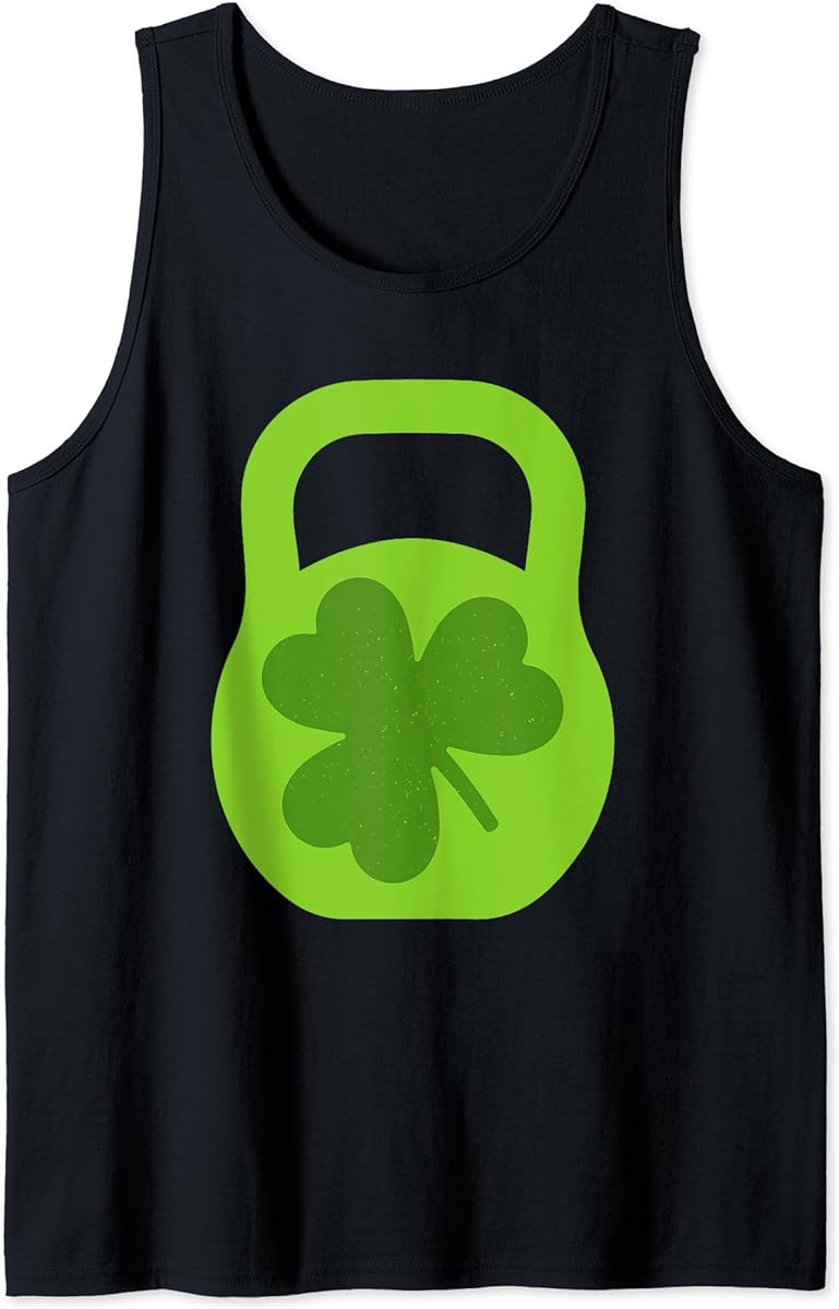 kettlebell shamrock gym exercise st patricks day 2024 tank top sku 689902 item.jpg