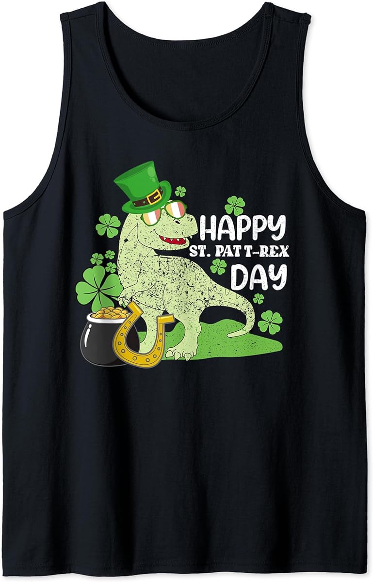 kids happy st pat trex day dino st patricks day toddler boys tank top sku 691163 item.jpg