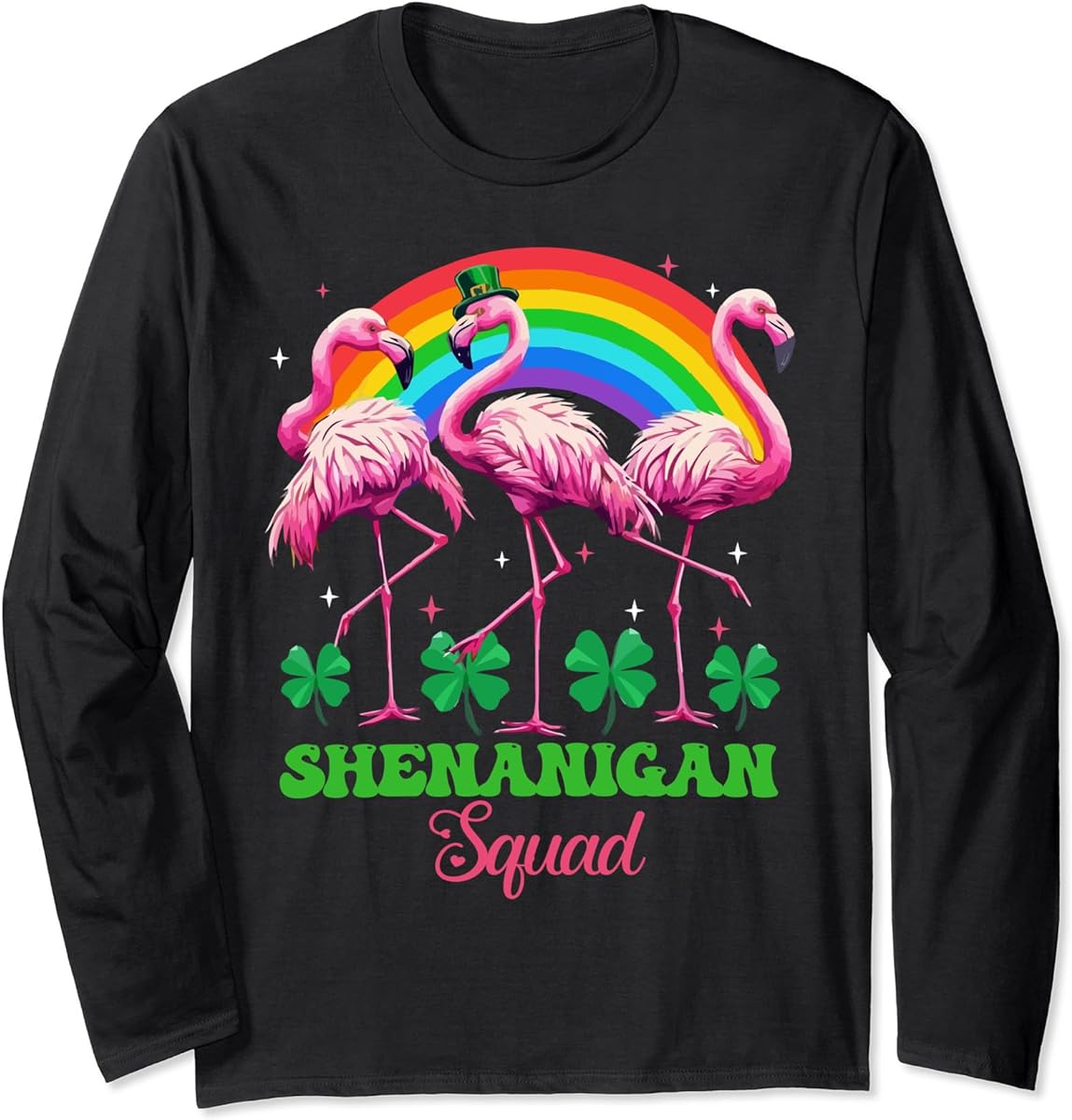 leprechaun shenanigan squad irish flamingo st patricks day long sleeve t shirt sku 692384 item.jpg