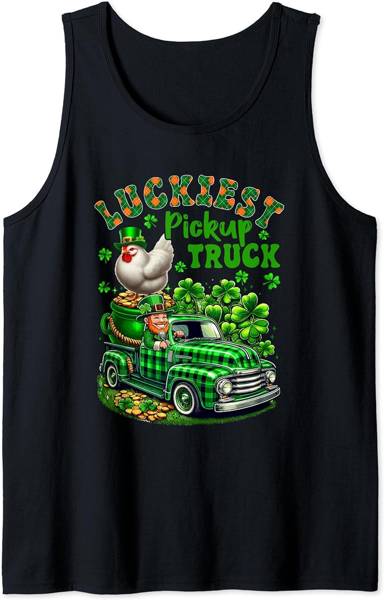 luckiest pickup truck st patricks day chicken farmer tank top sku 887389 item.jpg