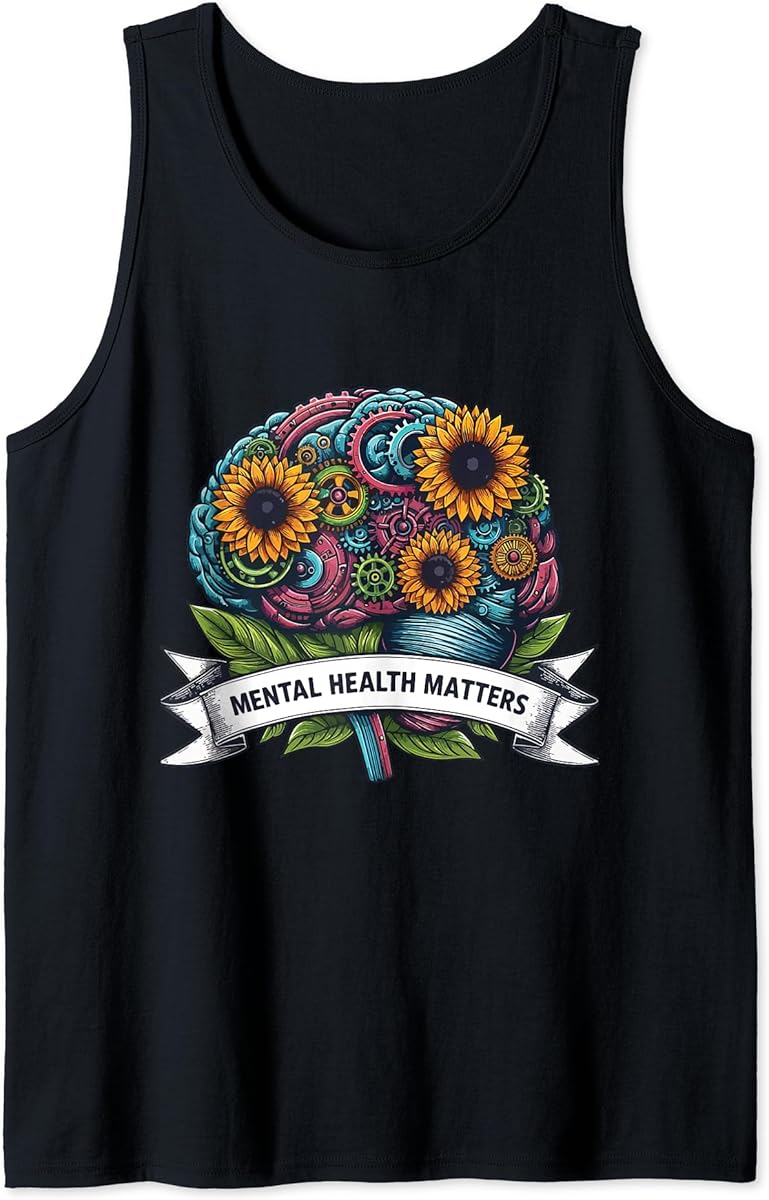 mental health matters awareness sunflower brain gear floral tank top skuid 2474568 item.jpg