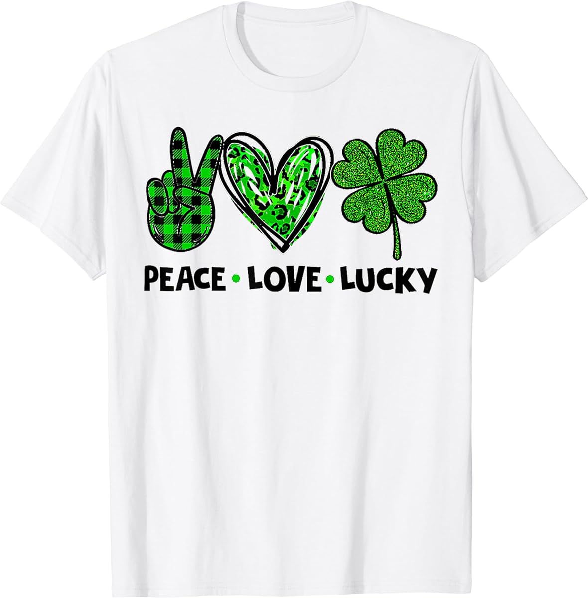 peace love luck lucky shamrock peace sign st patricks day t shirt sku 871533 item.jpg