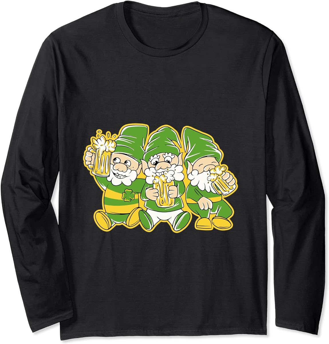 st patricks day gnomes cheers to luck design long sleeve t shirt sku 688988 item.jpg