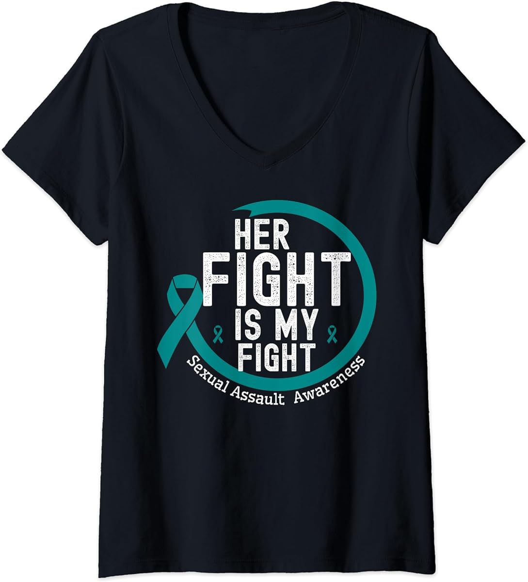 womens her fight is my fight sexual assault awareness ribbon teal v neck t shirt sku 691361 item.jpg