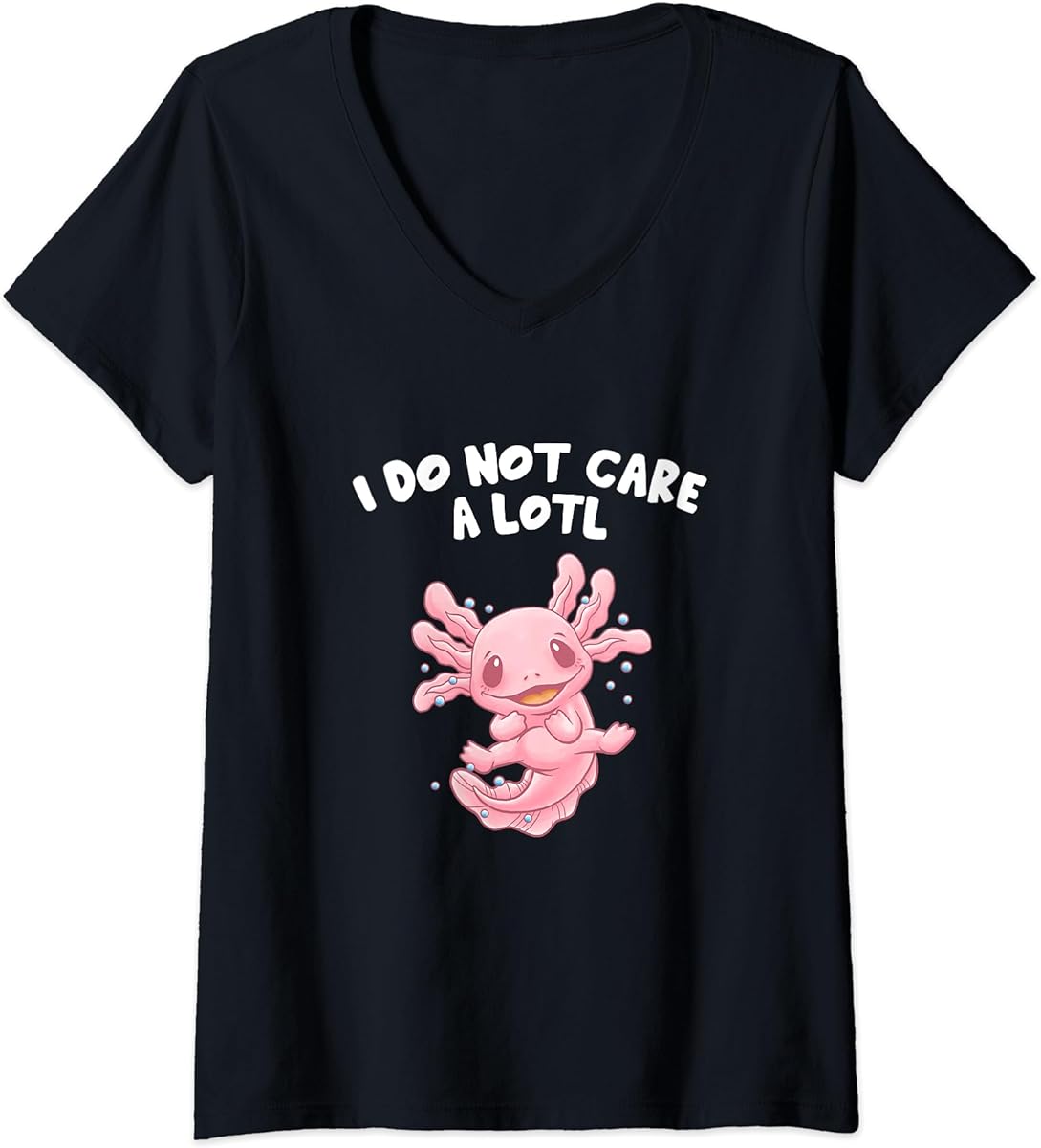 womens i do not care a lotl funny axolotl humor salamander v neck t shirt sku 689517 item.jpg