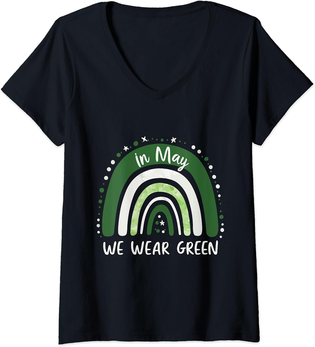 womens in may we wear green ribbon rainbow mental health awareness v neck t shirt skuid 2474586 item.jpg