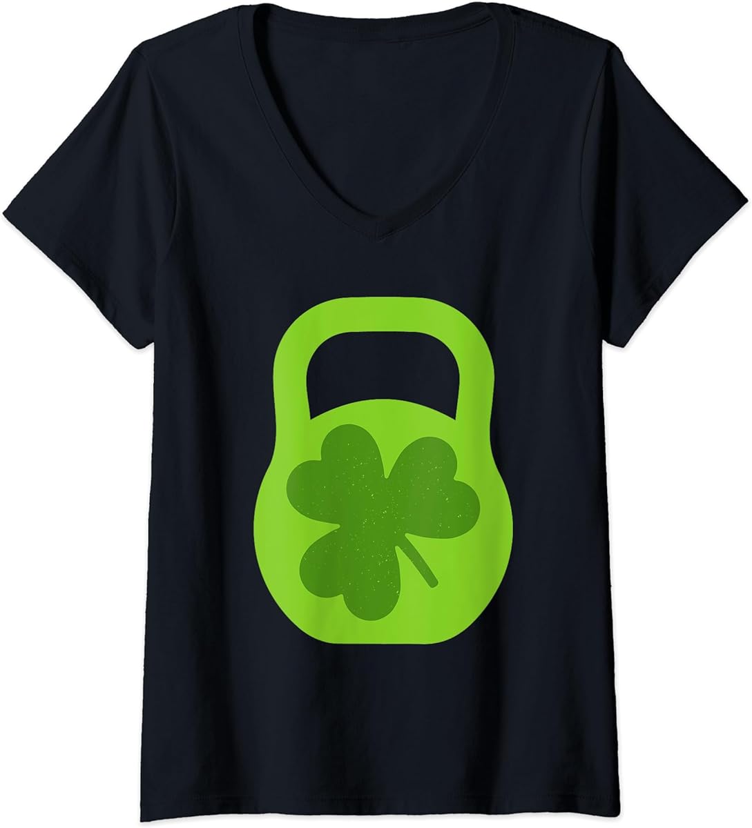 womens kettlebell shamrock gym exercise st patricks day 2024 v neck t shirt sku 689866 item.jpg
