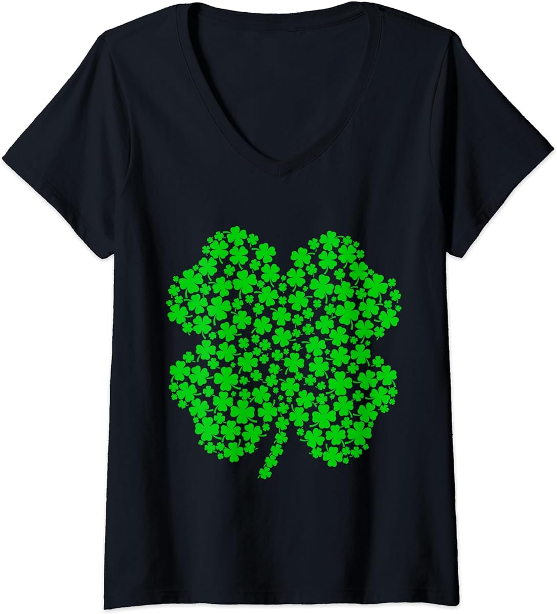 womens lucky irish shamrock st patricks day matching group v neck t shirt sku 689810 item.jpg