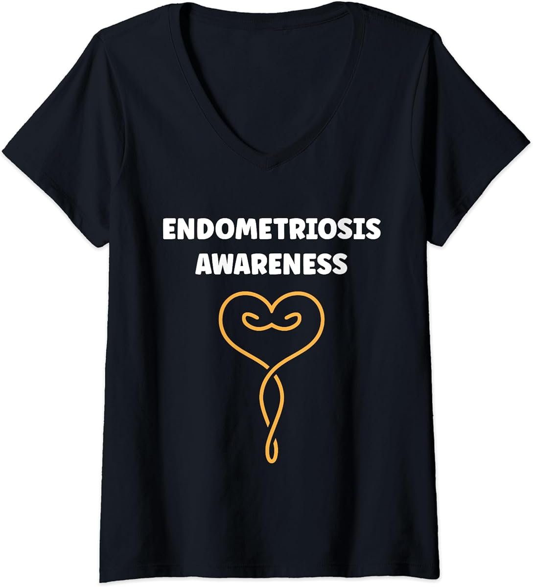 womens yellow ribbon suppor woman endometriosis awareness v neck t shirt sku 691346 item.jpg